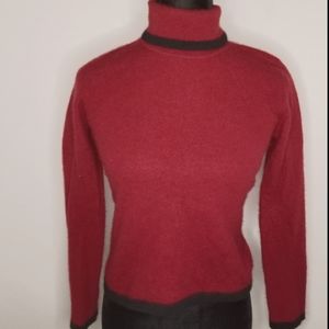 Madison Studio Red Cashmere Sweater - Small